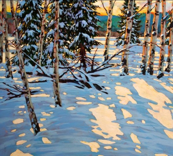 Аркадий Рылов "зеленый шум", 1904