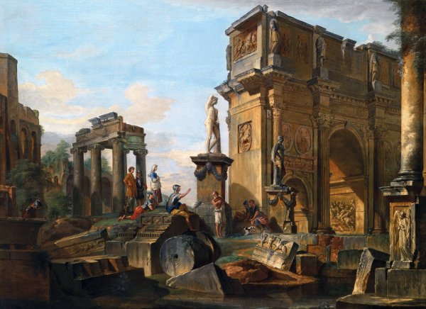 Римские руины Джованни Паоло Панини (Giovanni Paolo Panini).