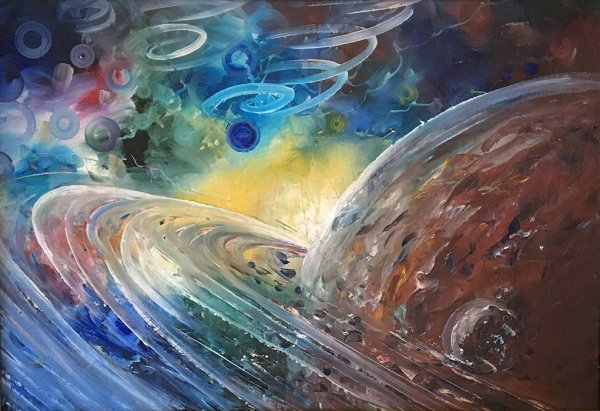 Картины в стиле космизм