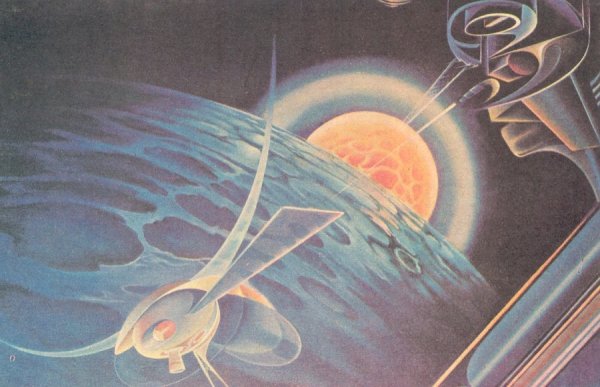 Картины Геннадия Голобокова космос