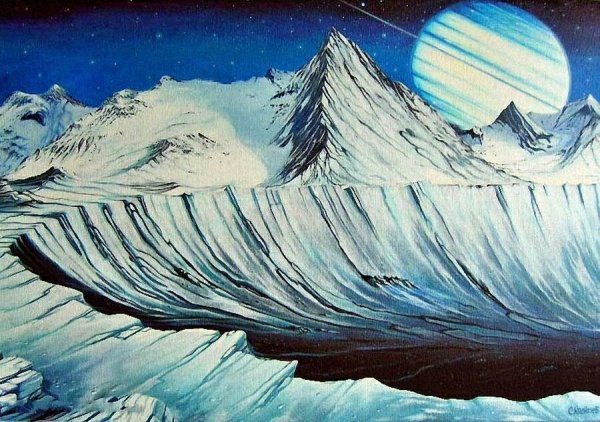 Космический пейзаж ЖИВОПИСЬСЕРГЕЙ коайнев