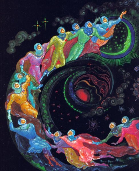 Русский космизм Палех