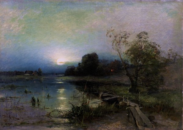 Клевер Юлий Юльевич зимний пейзаж