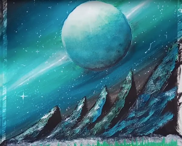 Космическая живопись Дэвида Харди