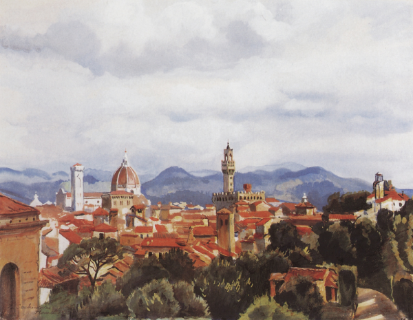 Серебрякова Зинаида Евгеньевна. Флоренция