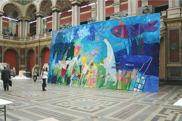 Декоративный натюрморт гуашью Академия Штиглица