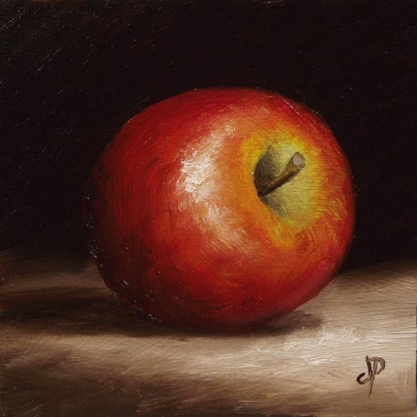 Яблоки живопись