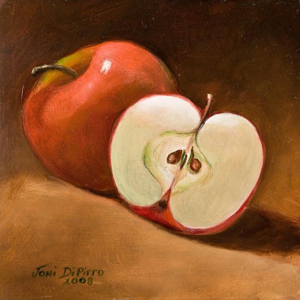 Яблоки живопись