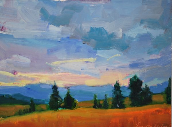 Воздушная перспектива изо