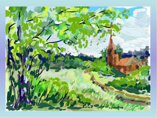 Воздушная перспектива в пейзаже