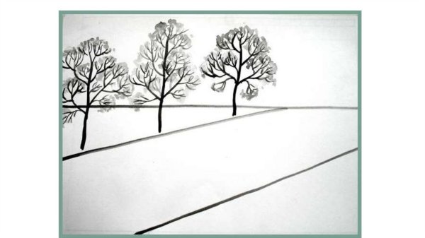 Воздушная перспектива рисунок