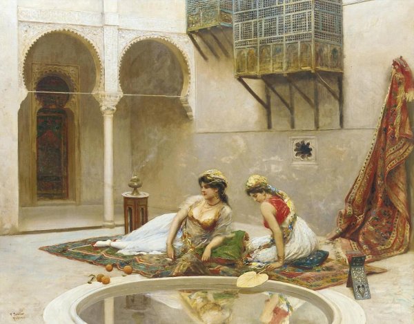Жан-Леон Жером бассейн в гареме
