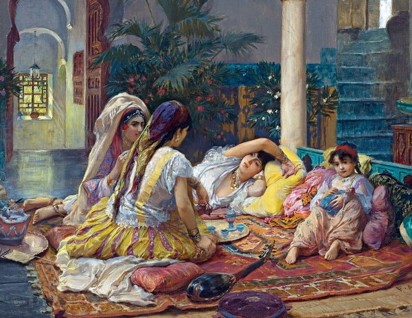 Ориентализм гарем живопись