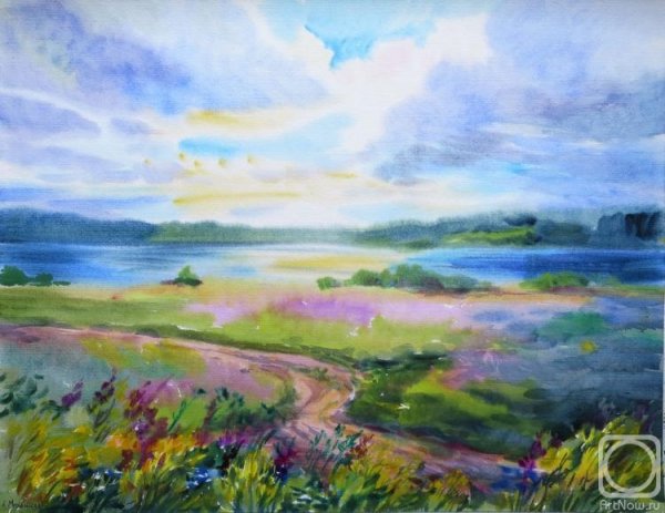 Пейзаж на тему моя малая Родина