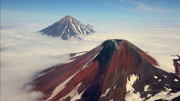 Вулкан Ключевская сопка