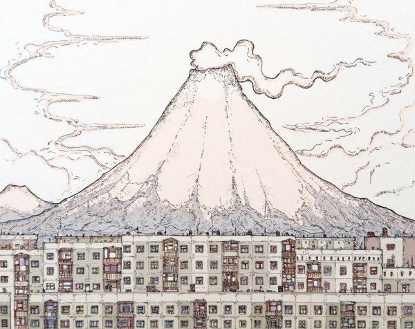 Петропавловск-Камчатский рисунок