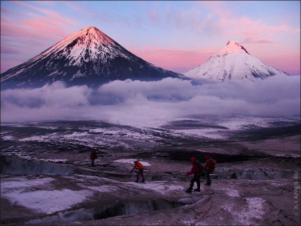 Вулкан Ушковский Камчатка