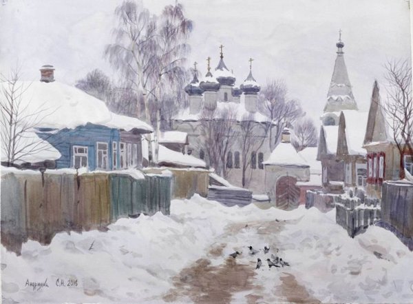 Андрияка Сергей Николаевич акварели