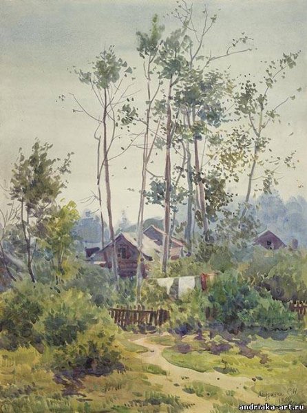 Художник Сергей Андрияка акварель