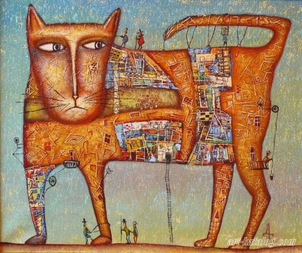 Сулимов Александр художник кошки