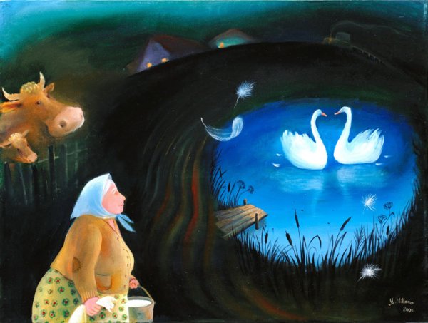 Наталья Виллоне наивная живопись