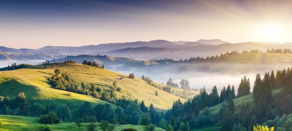 Панорама горизонтальная пейзаж