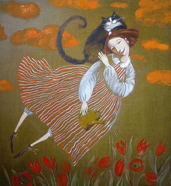 Художница Олеся Сержантова