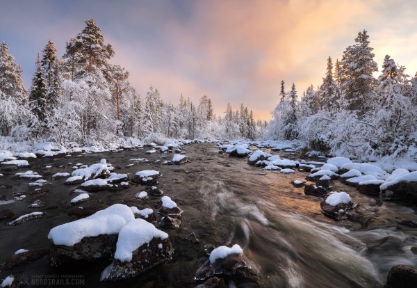 Кольский полуостров зима