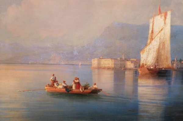 Итальянский пейзаж. Вечер. 1858 Год.