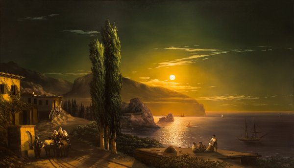 Айвазовский Иван Константинович - Крымский пейзаж