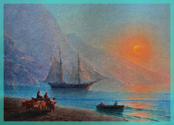 Айвазовский. Неаполитанский залив. 1841