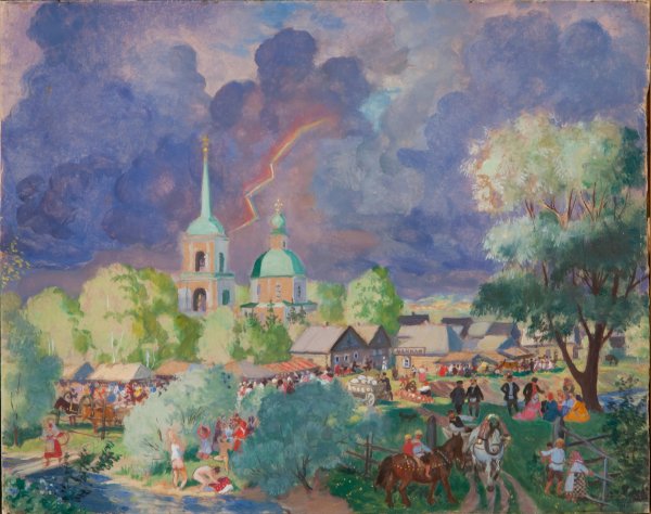 Борис Михайлович Кустодиев картины