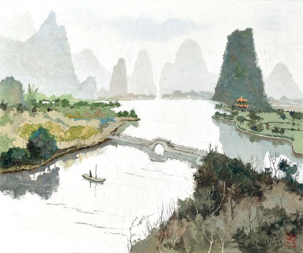 Lou Dahua китайская живопись