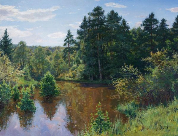 Художник Станислав Брусилов туман