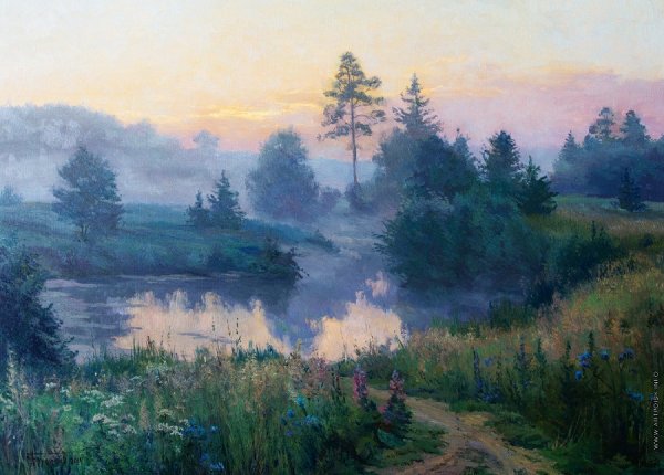 Художник Станислав Брусилов: ранний снег