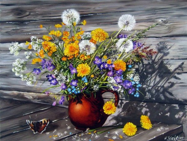 Бронштейн Наталья полевые цветы