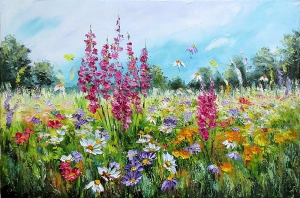 Люпины Ольга Базанова