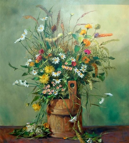 Трескин Анатолий букет полевых цветов