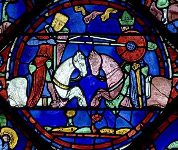 Витражи Шартрского собора Карл Великий