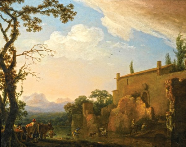 Пьер Атаназ Шовен итальянский пейзаж