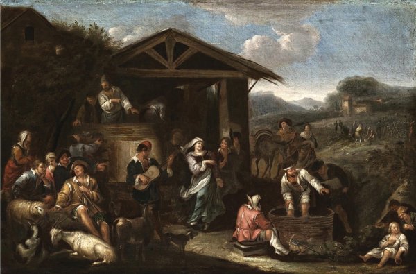 Крестьяне поют Италия