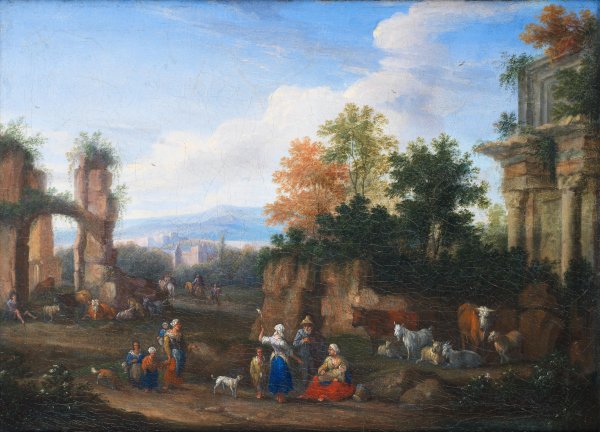 Итальянский пейзаж Шовен