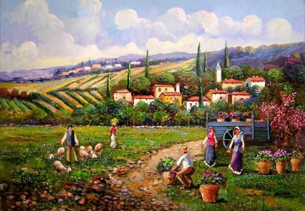 Томас Гейнсборо Долина в горах