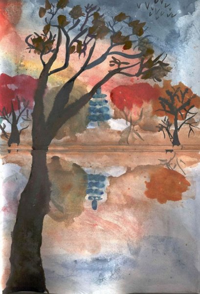 Екатерина Шемяк монотипия