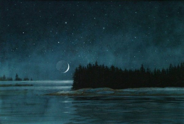 Ночной пейзаж Ноктюрн