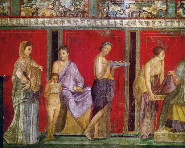 Фрески виллы мистерий. Помпеи. 1 В. Н.Э.