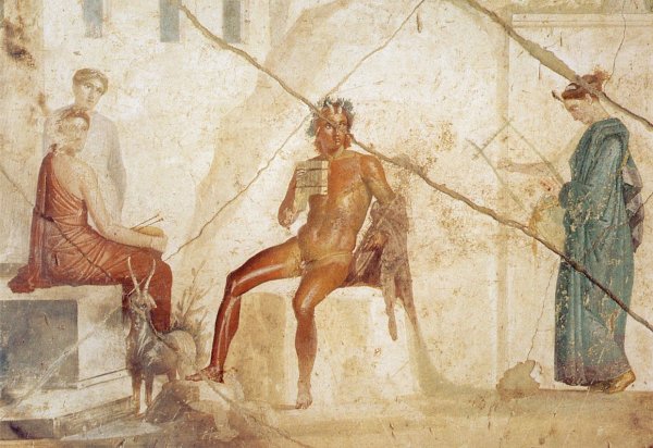 Фрески Помпеи Сапфо