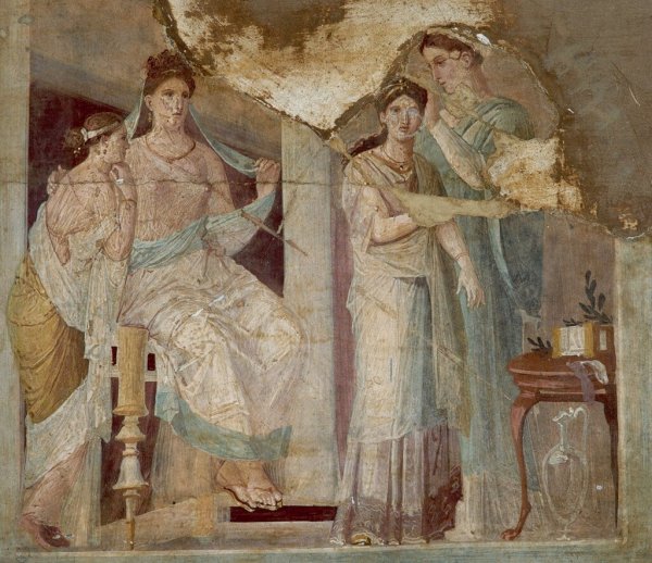 Древний Рим Помпеи фрески