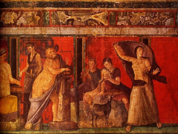 Канделябрный стиль Помпеи