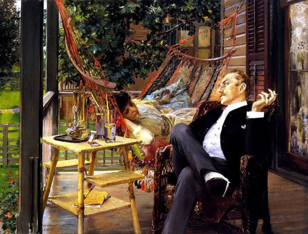 Американский Импрессионист Edward Alfred Cucuel (1875-1954)